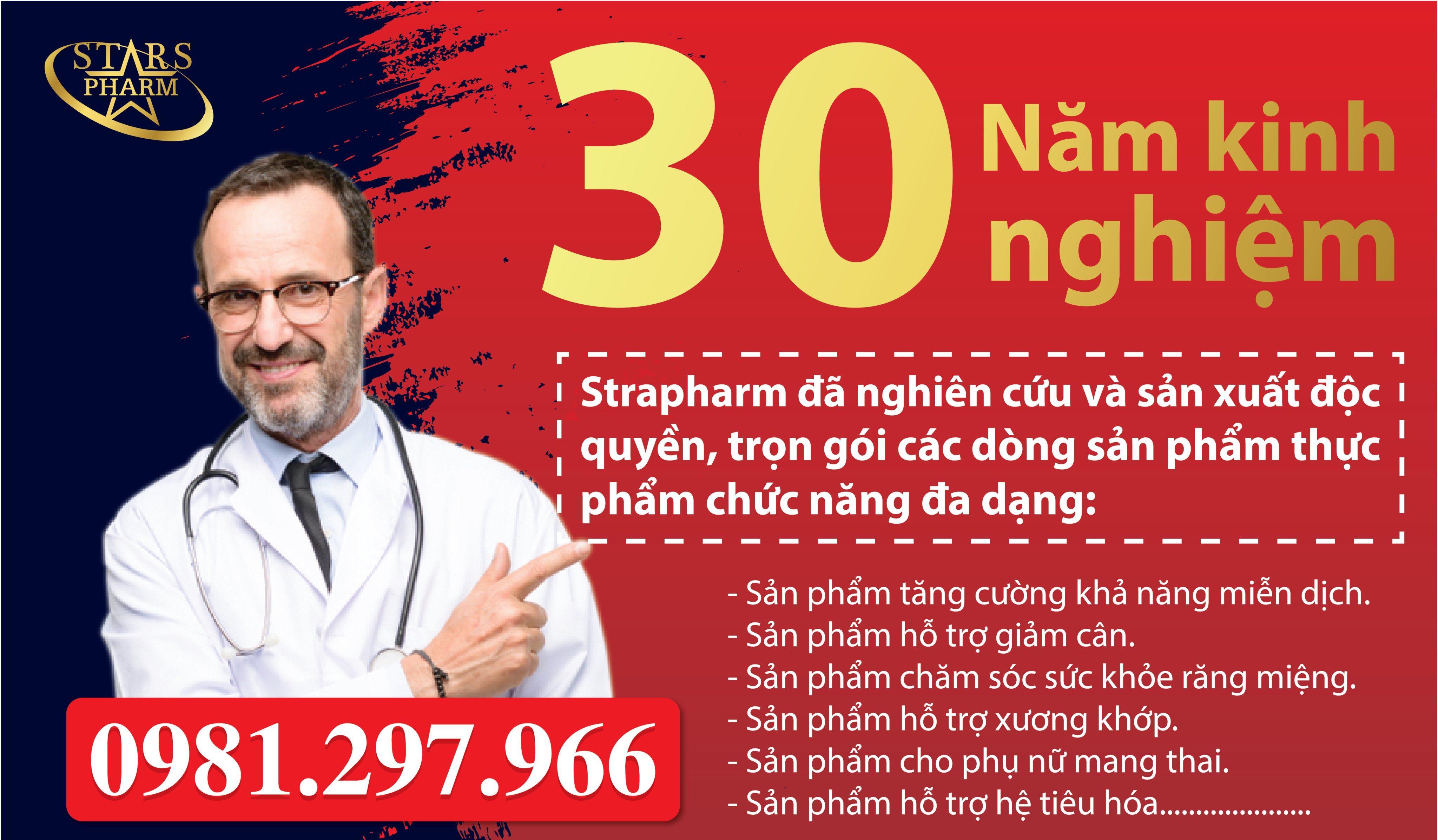 CÁC DÒNG SẢN PHẨM ĐƯỢC SẢN XUẤT TẠI NHÀ MÁY STRAPHARM