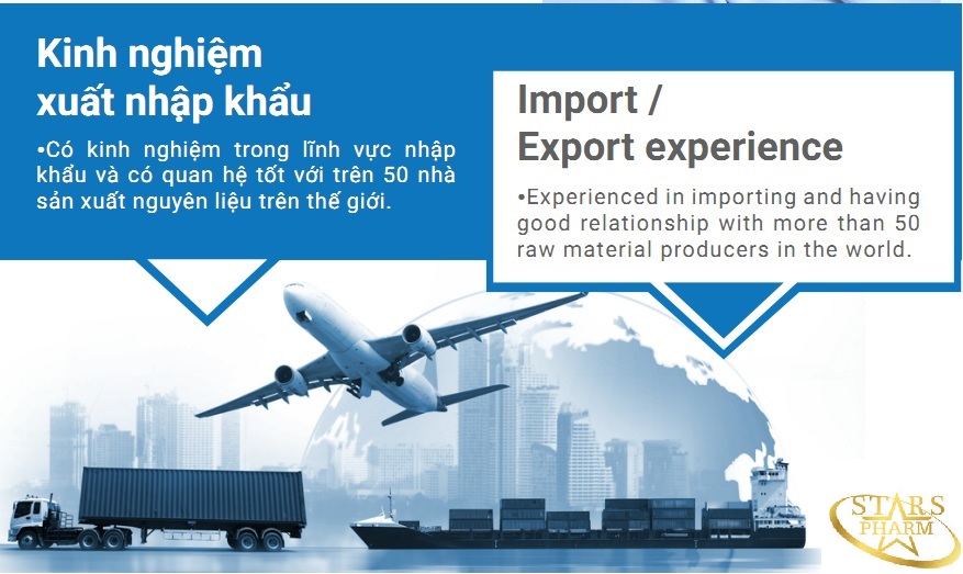 DỊCH VỤ XUẤT NHẬP KHẨU THUỐC