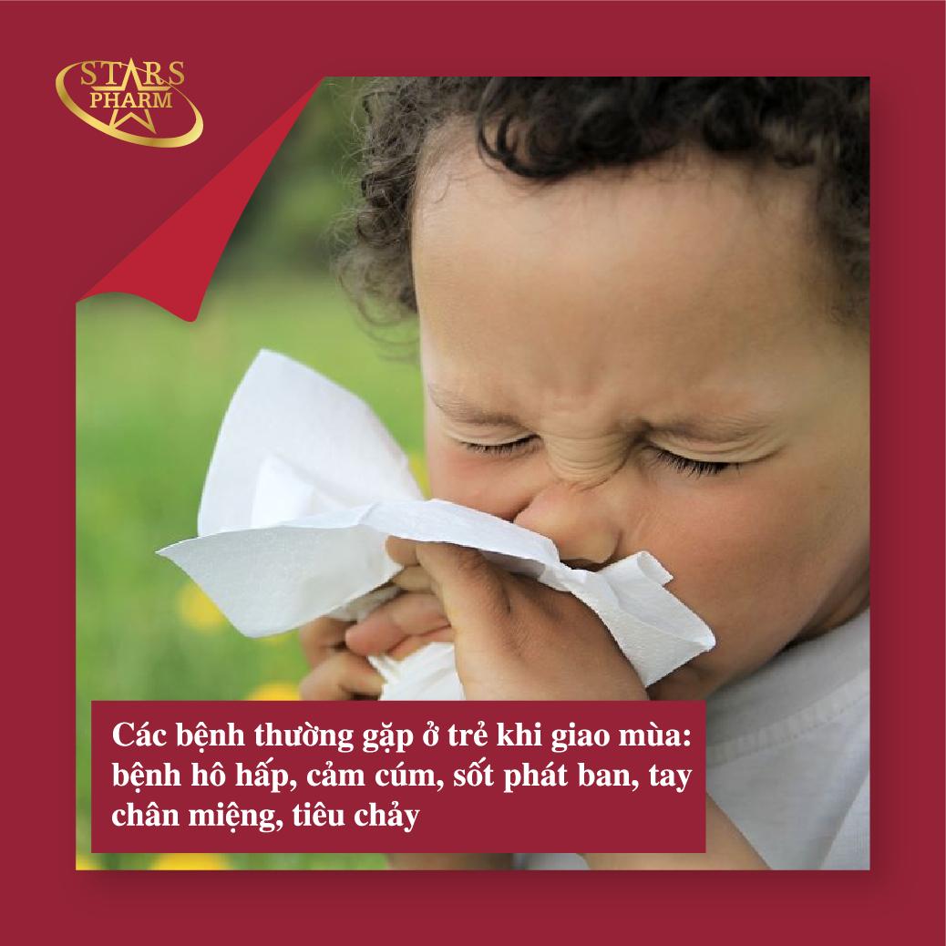 Bé bị ốm khi thời tiết chuyển mùa – nỗi lo của mẹ!