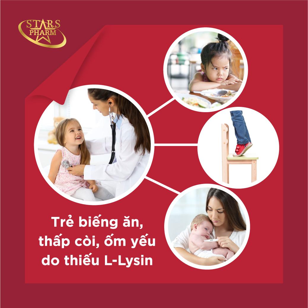 L-lysin - vi chất quan trọng cho sự phát triển của trẻ